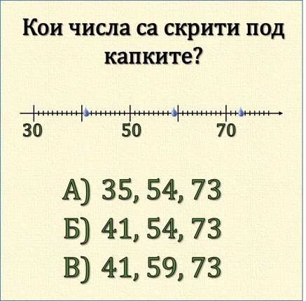 Картинка, върху която да се посочи правилния отговор